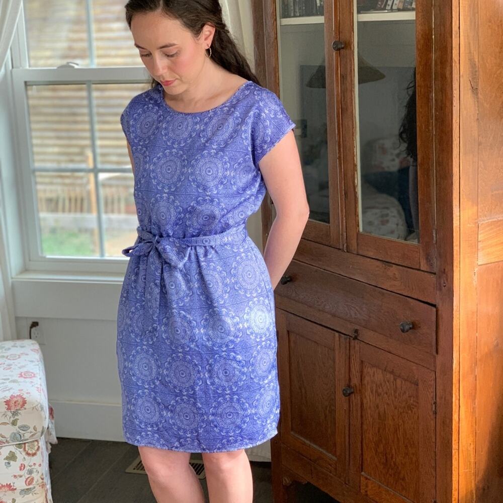 The Limited Blue Pullover Dress, Size SP